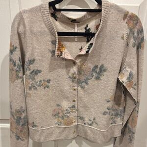 Free People Nocturnal Printed Cardigan